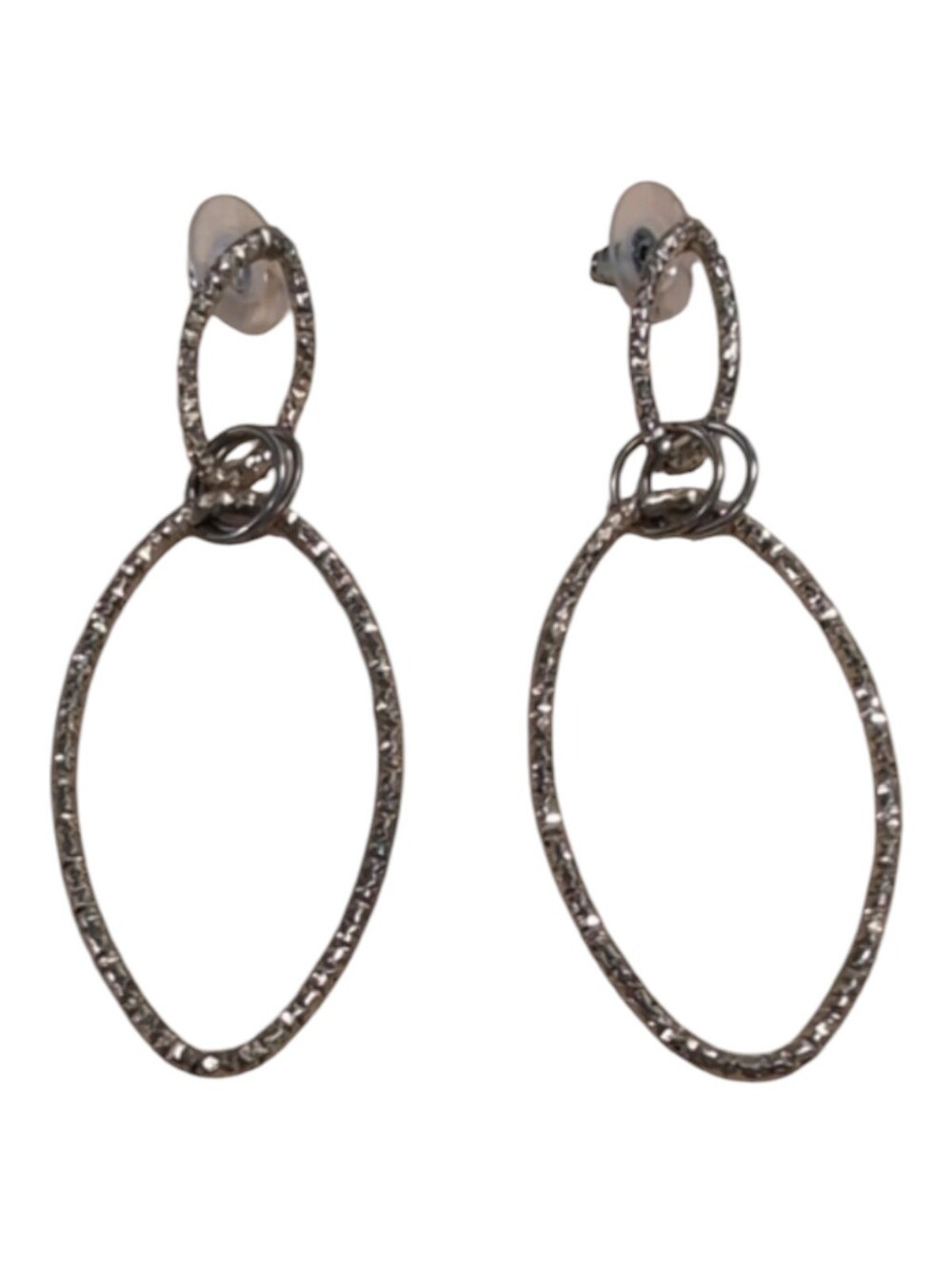 Gold Double Oval Earrings